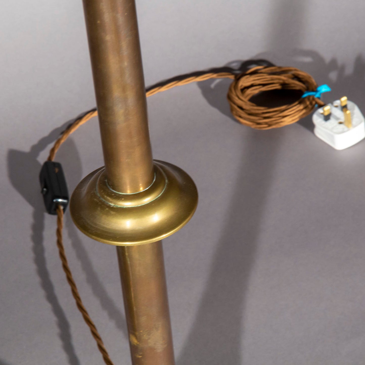 Pair of Tall Brass Table Lamps