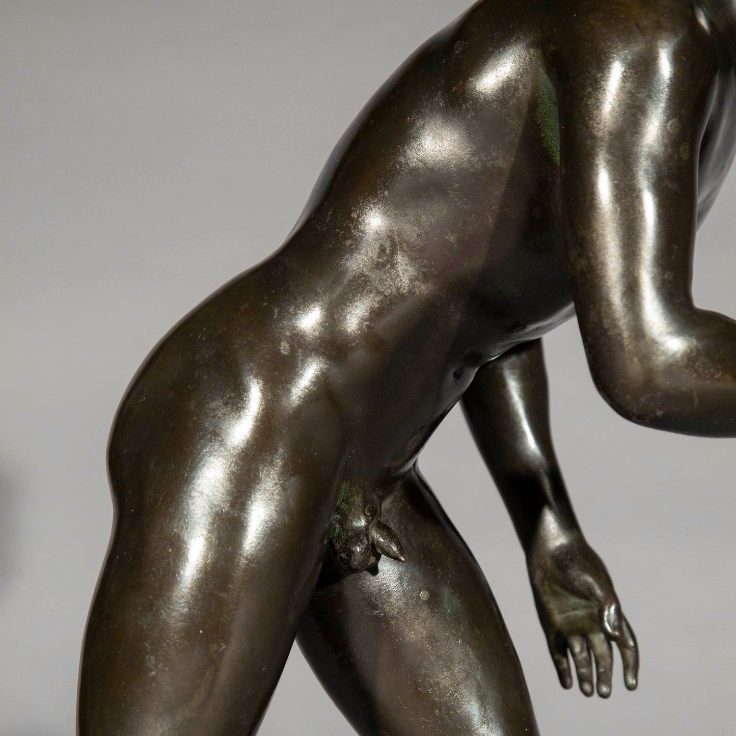 Grand Tour Bronze Figure of an Athlete
