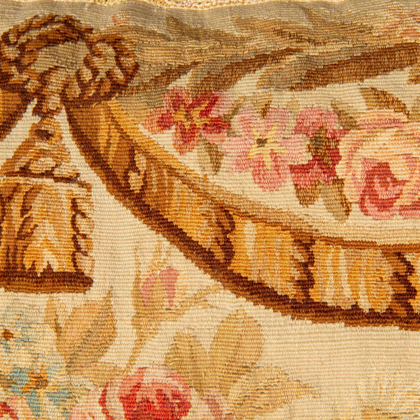 Large 18th Century Aubusson Tapestry Cushion