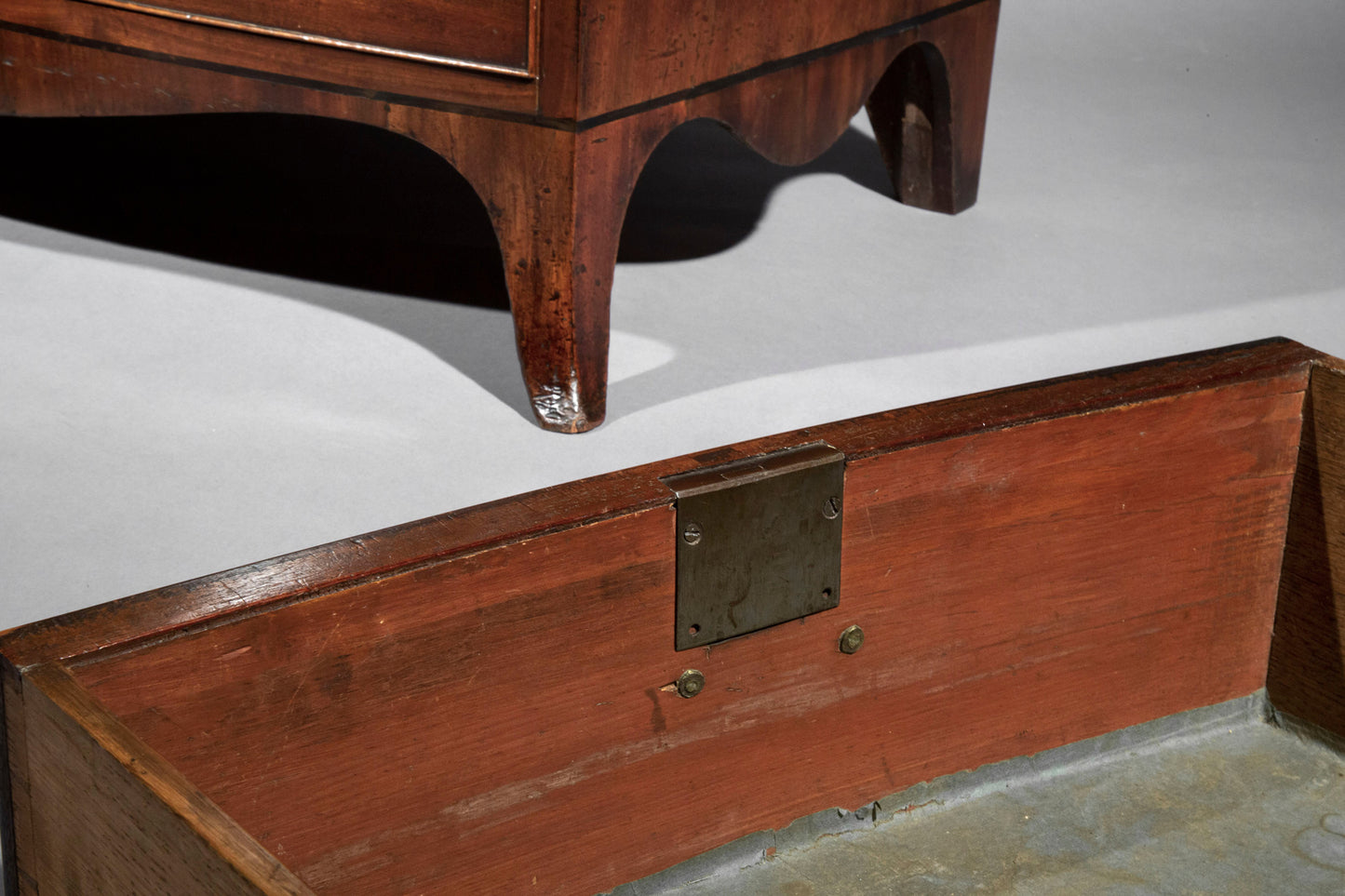 George III Bow-Front Chest of Drawers, Attributed to Gillows