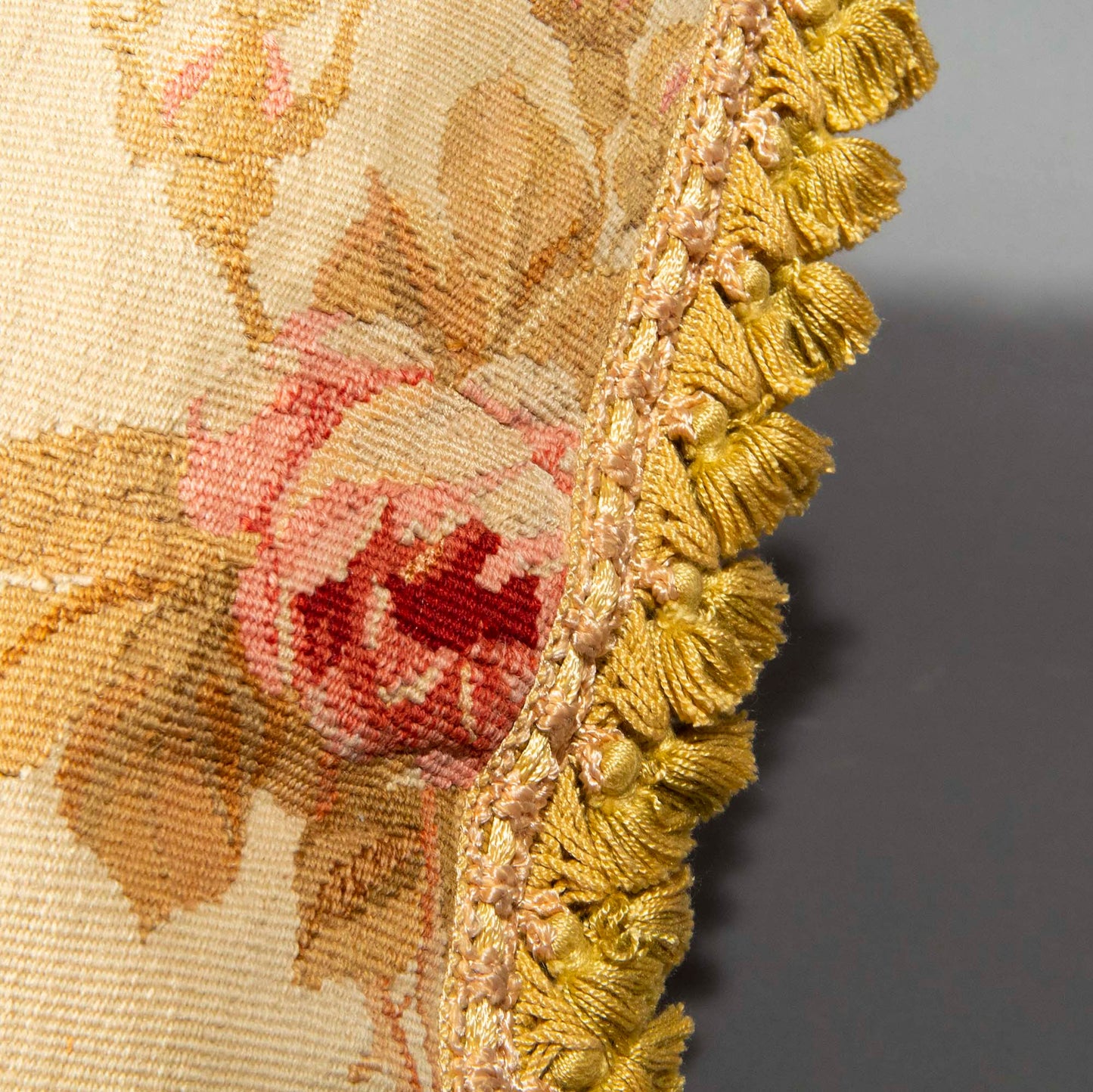 Large 18th Century Aubusson Tapestry Cushion