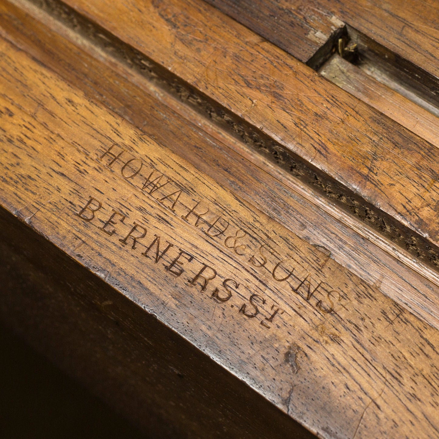 Exceptional Neoclassical Library Table by Howard & Sons