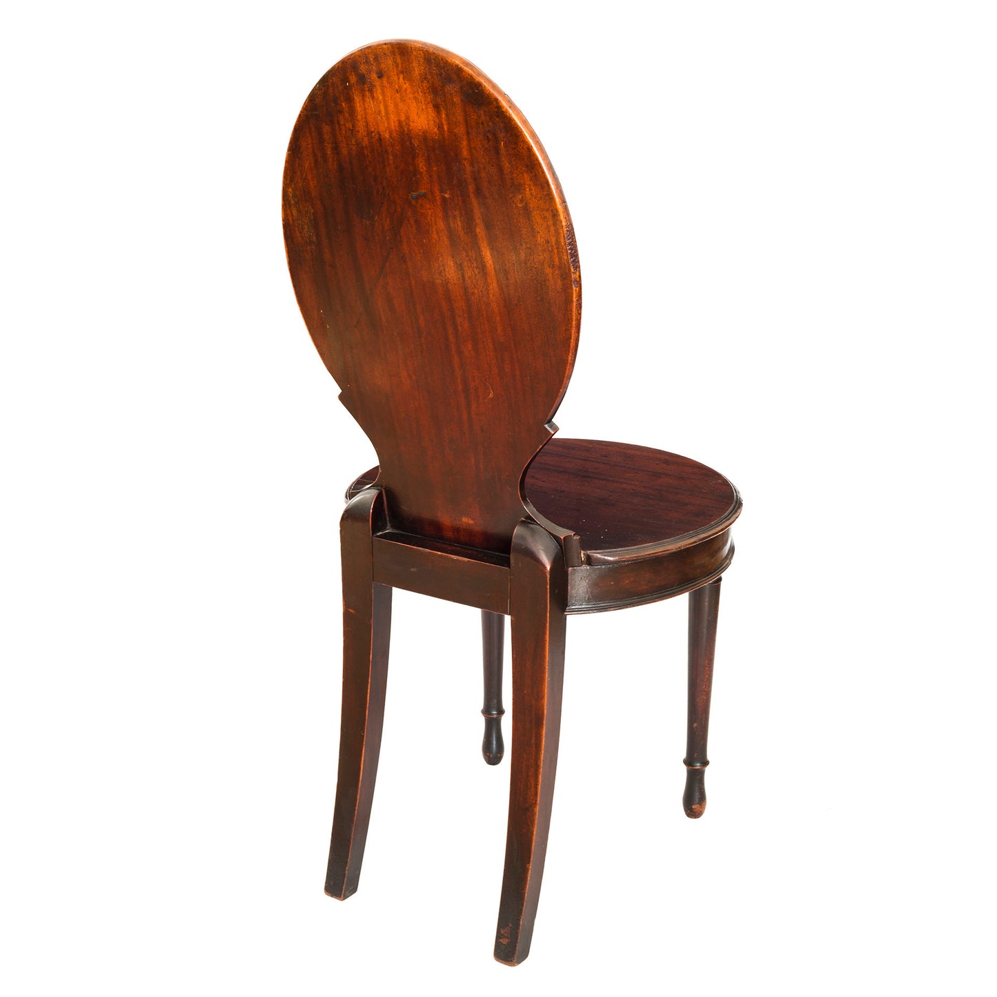 Fine Pair of George III Hall Chairs, Manner of Mayhew and Ince