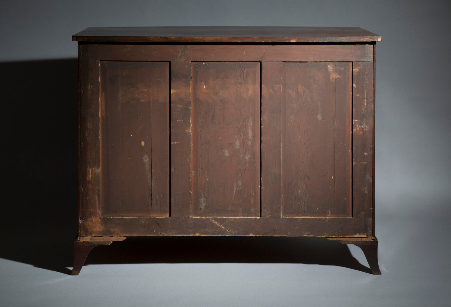 George III Mahogany Bow-Front Commode, Attributed to Gillows