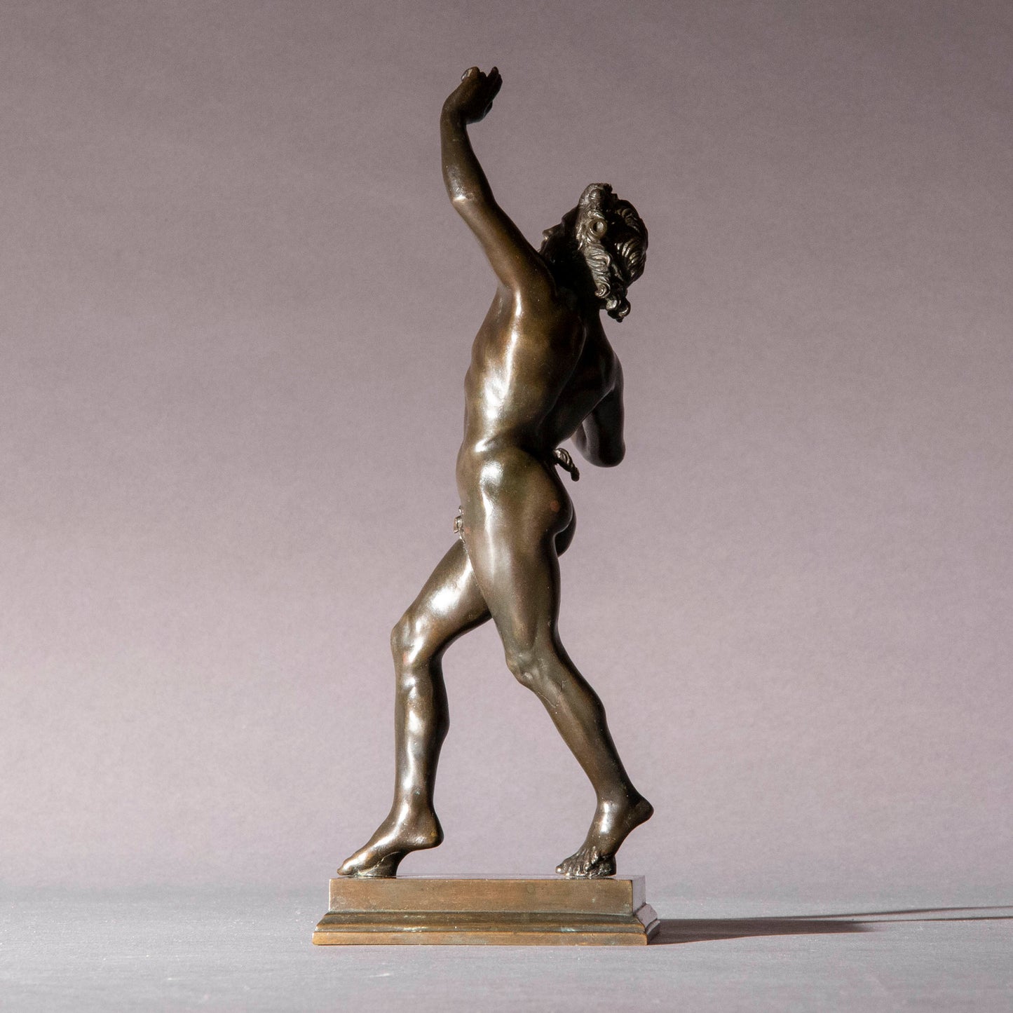 Grand Tour Bronze Dancing Faun of Pompeii