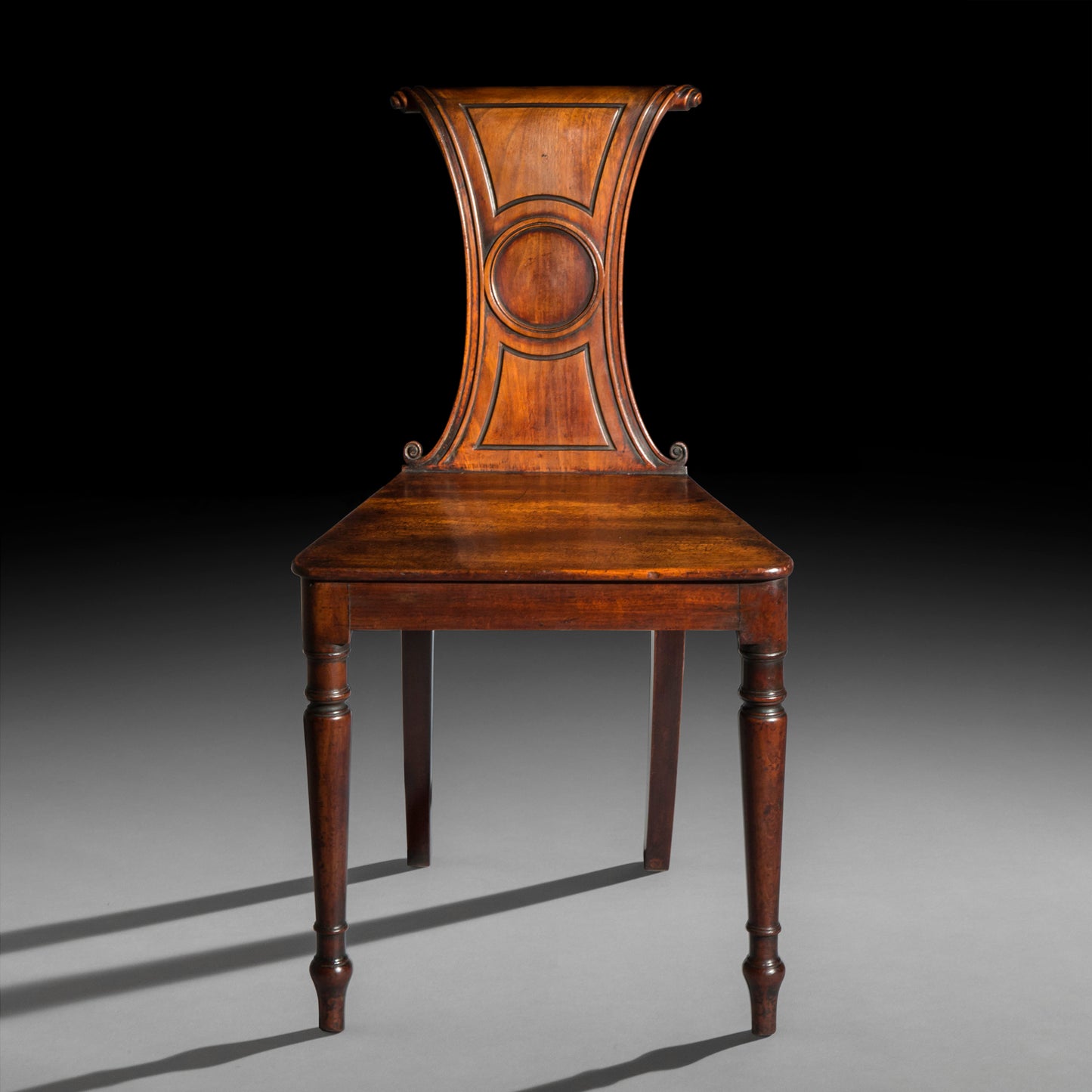 Regency Mahogany Hall Chair