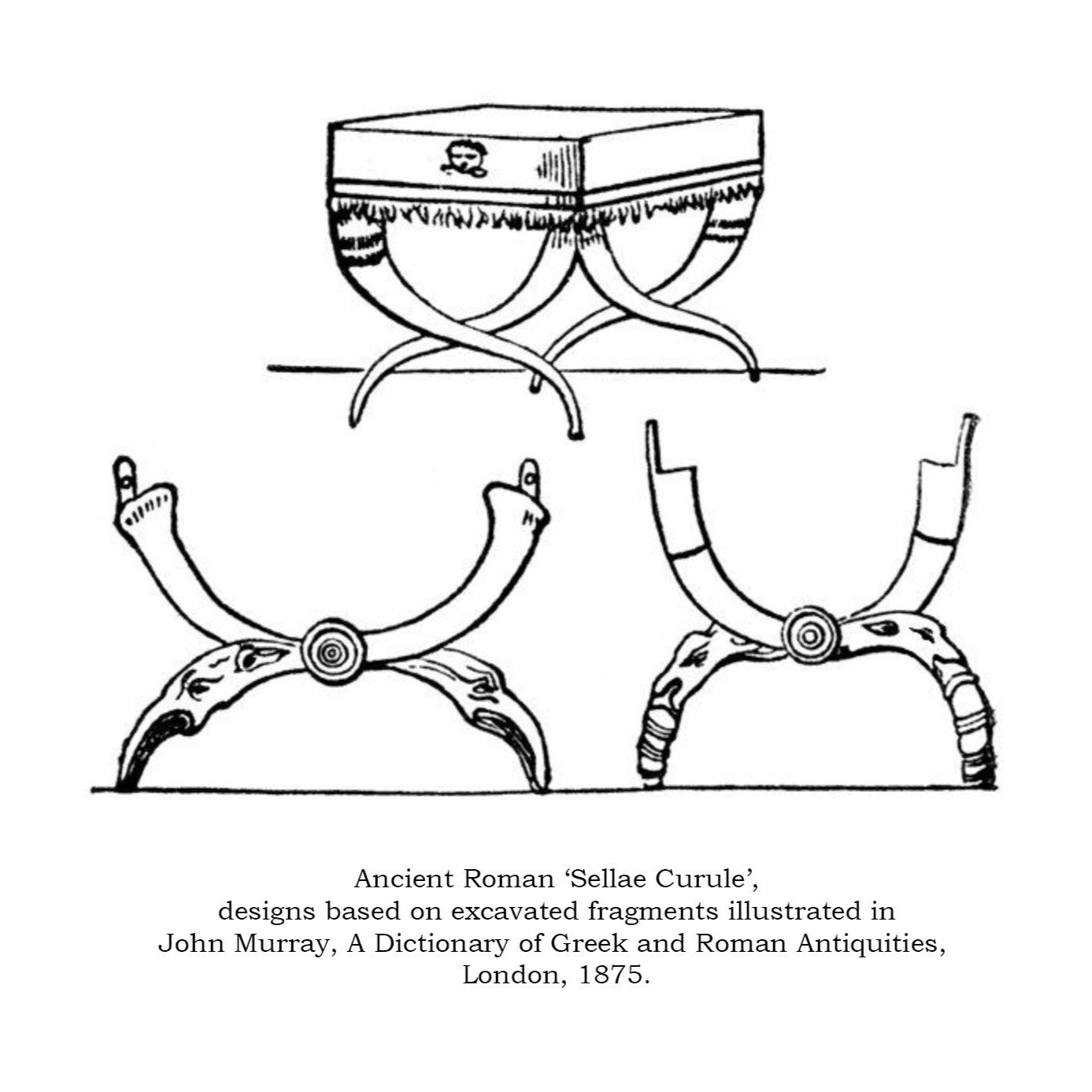 Regency Curule Stool