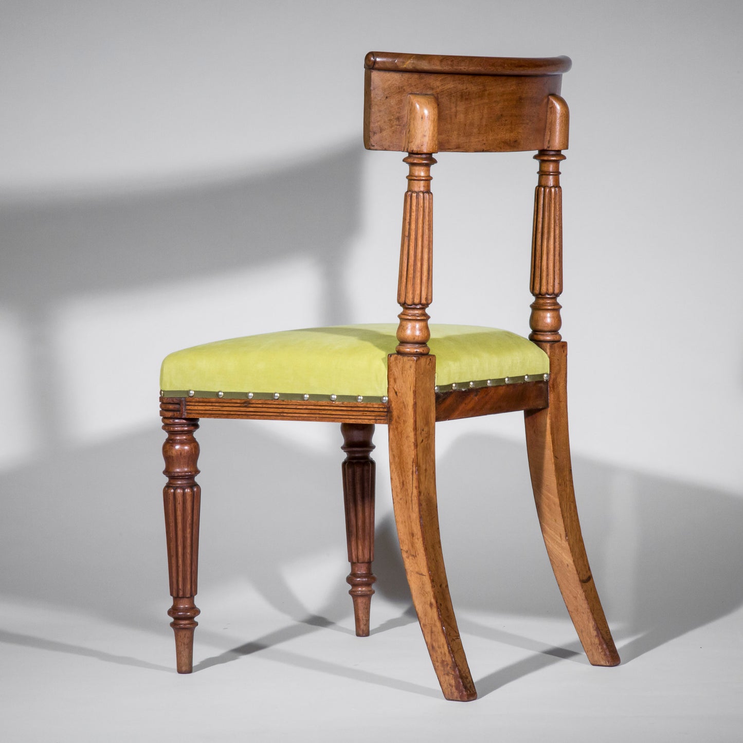 Set of Six Regency Dining Chairs, in the manner of George Bullock