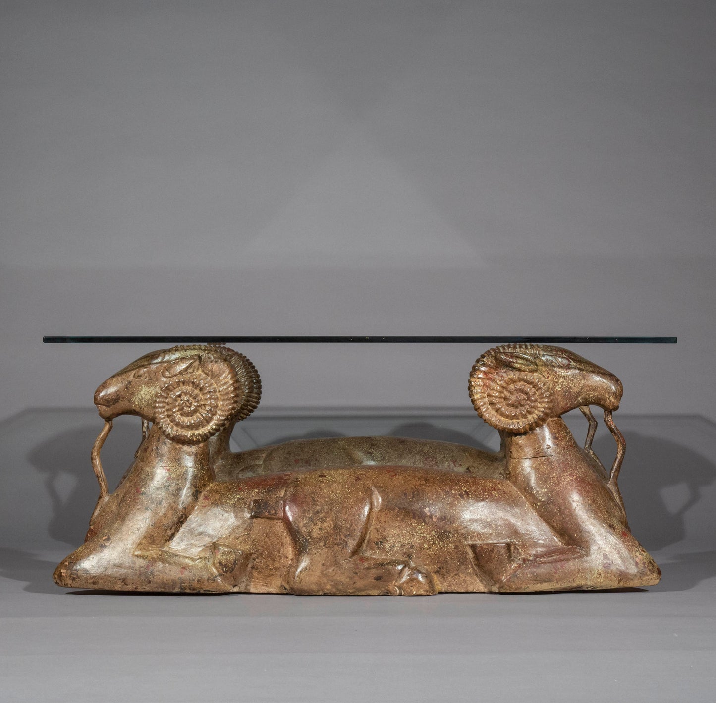 Unusual Oriental 'Tang Rams' Coffee Table