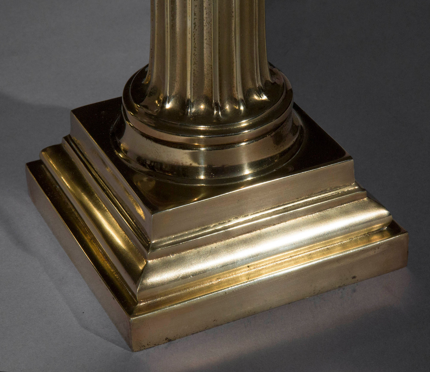 Pair of Ionic Column Table Lamps