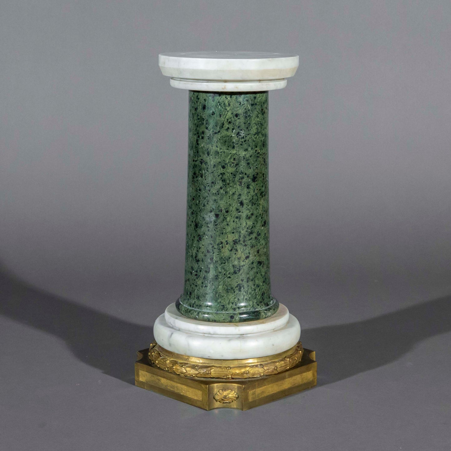 Large Grand Tour Marble Column Plinth