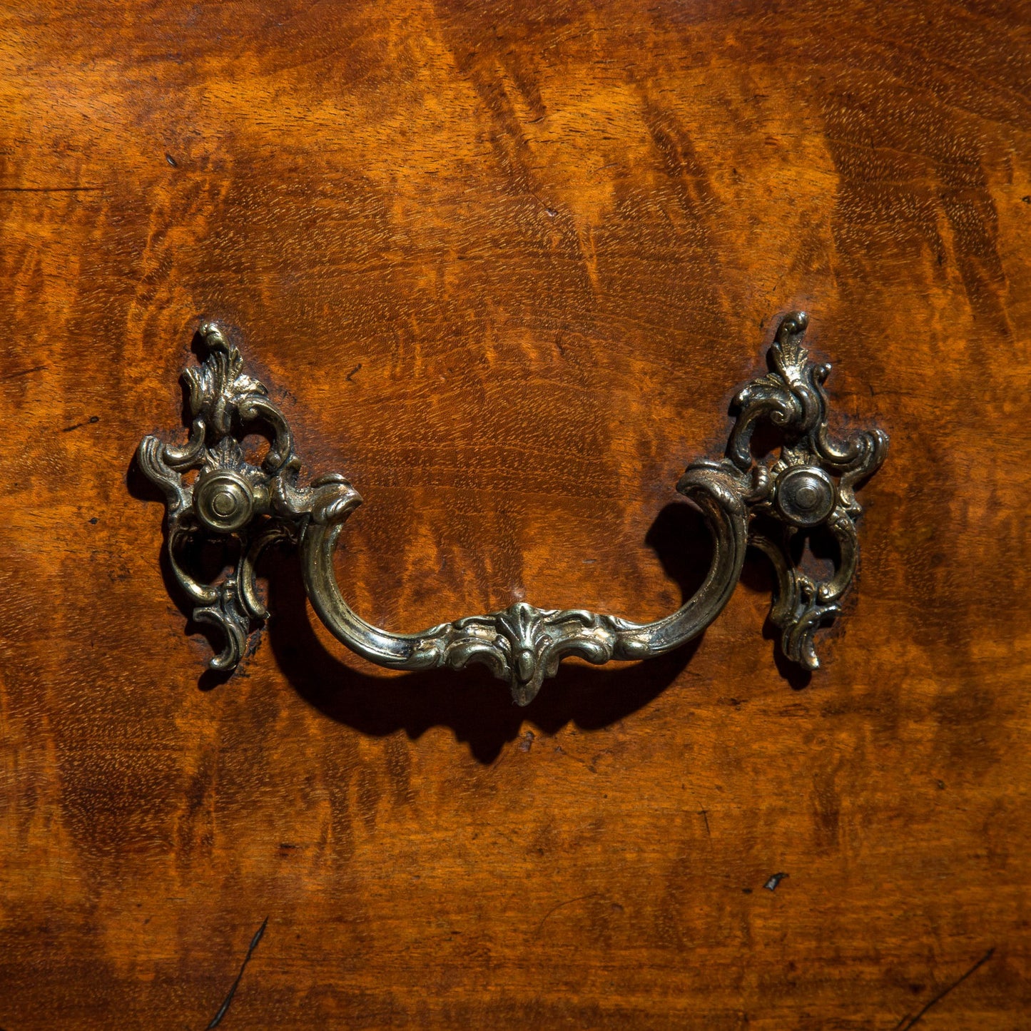 George III Serpentine Chest of Drawers, attributed to Thomas Chippendale