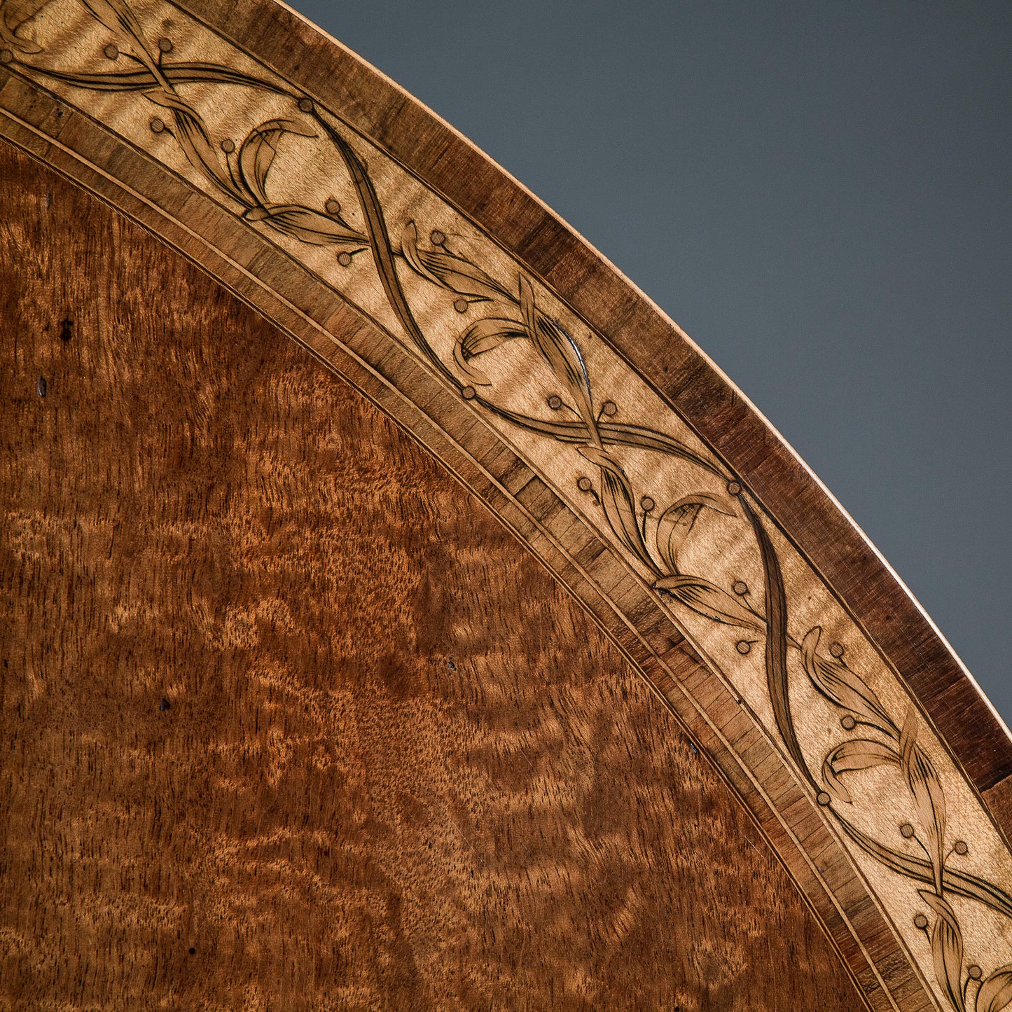 George III Sabicu & Marquetry Table attributed to Chippendale Junior