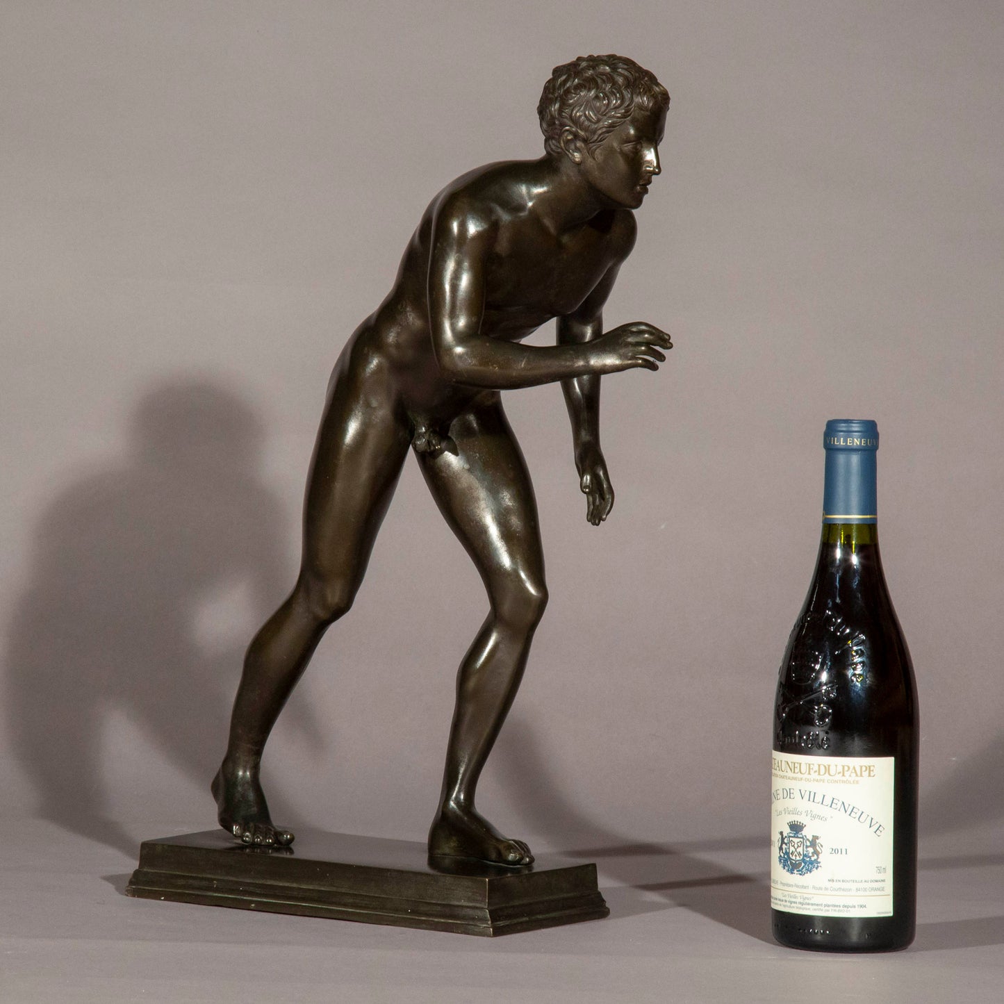 Grand Tour Bronze Figure of an Athlete
