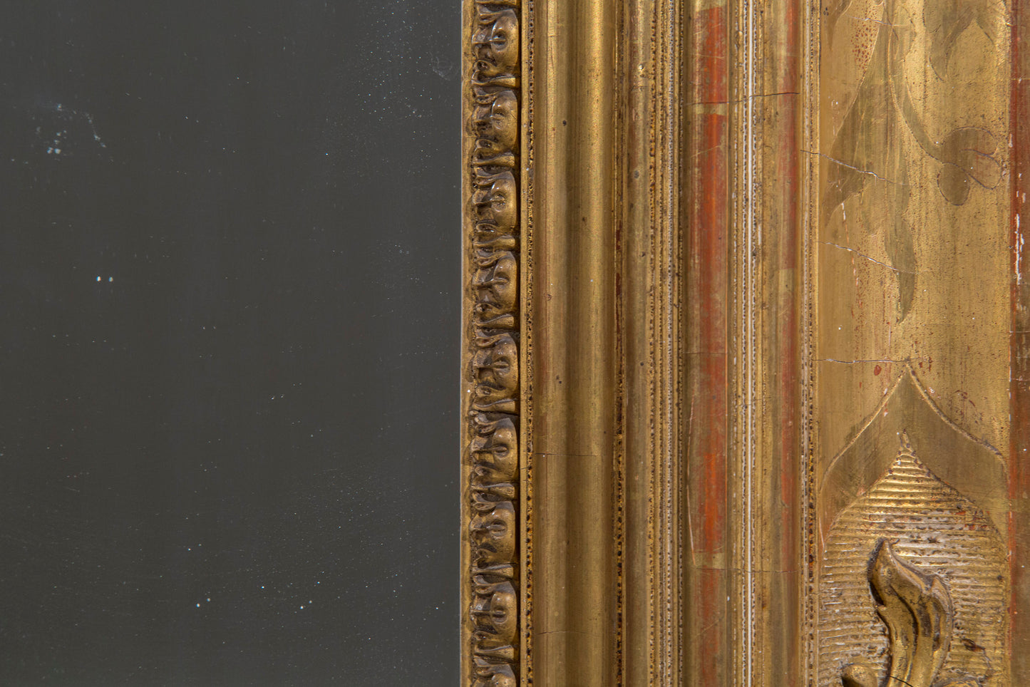Fine 19th Century Gilded Overmantel Mirror