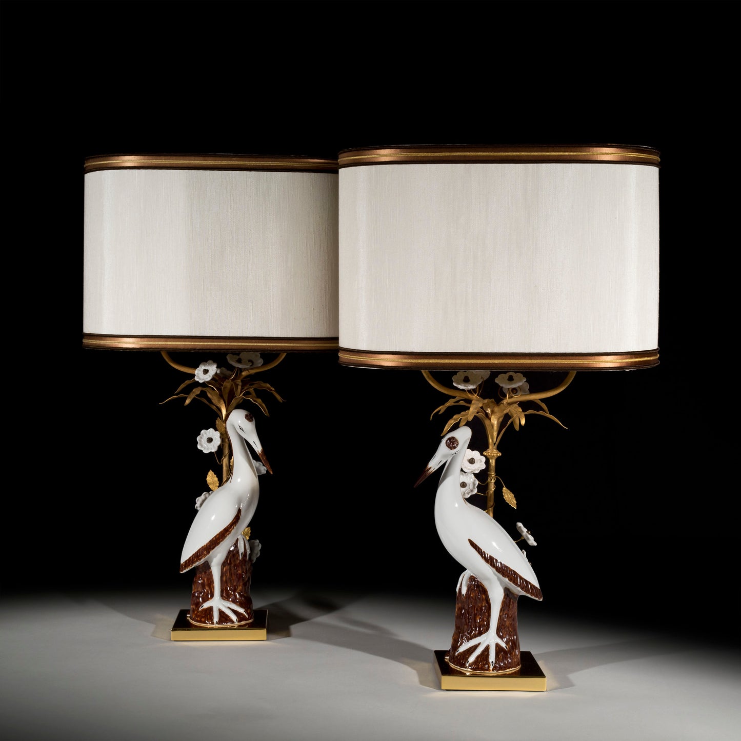 Vintage Pair of Chinoiserie Lamps by Mangani