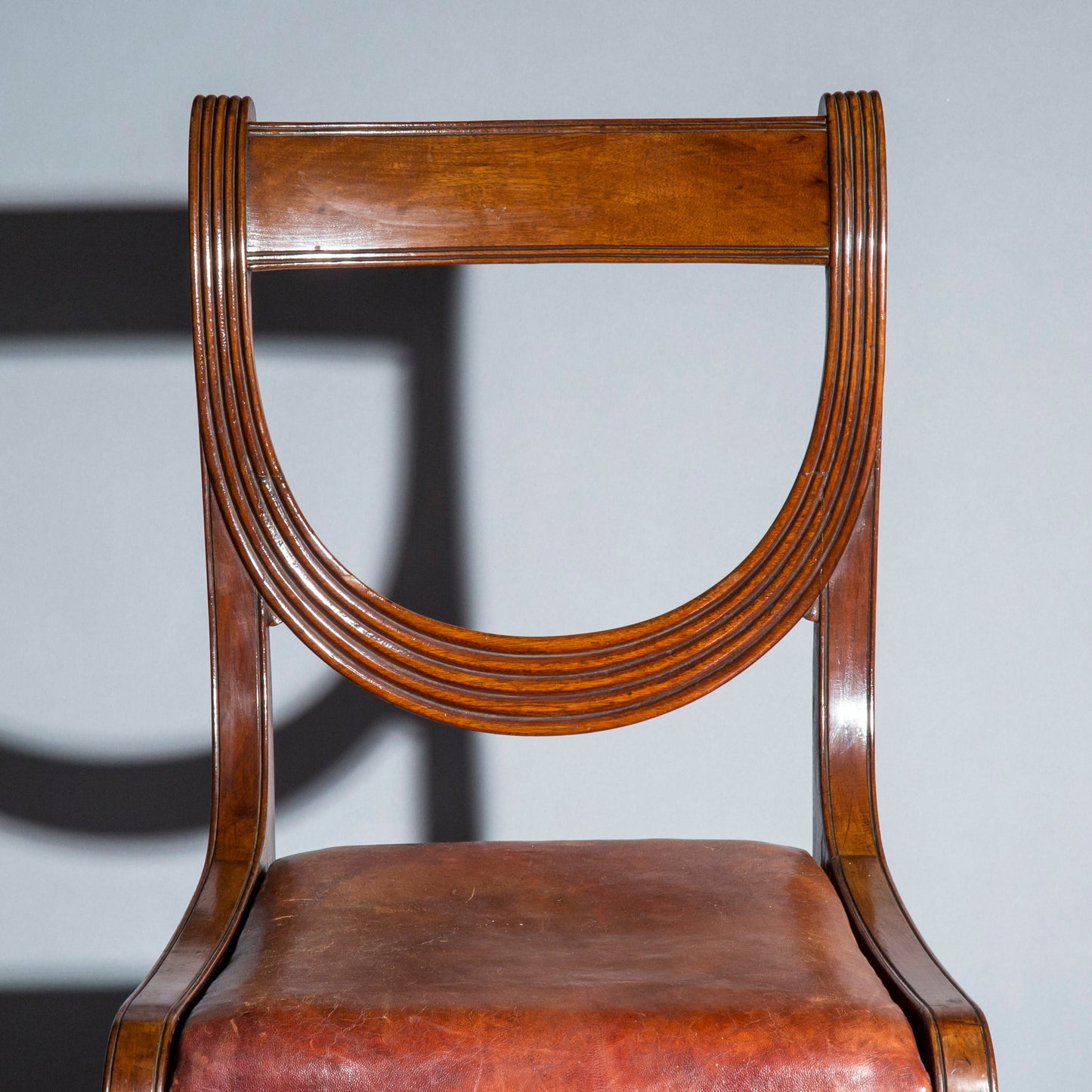 Set of Eight Regency Klismos Dining Chairs, attributed to Gillows