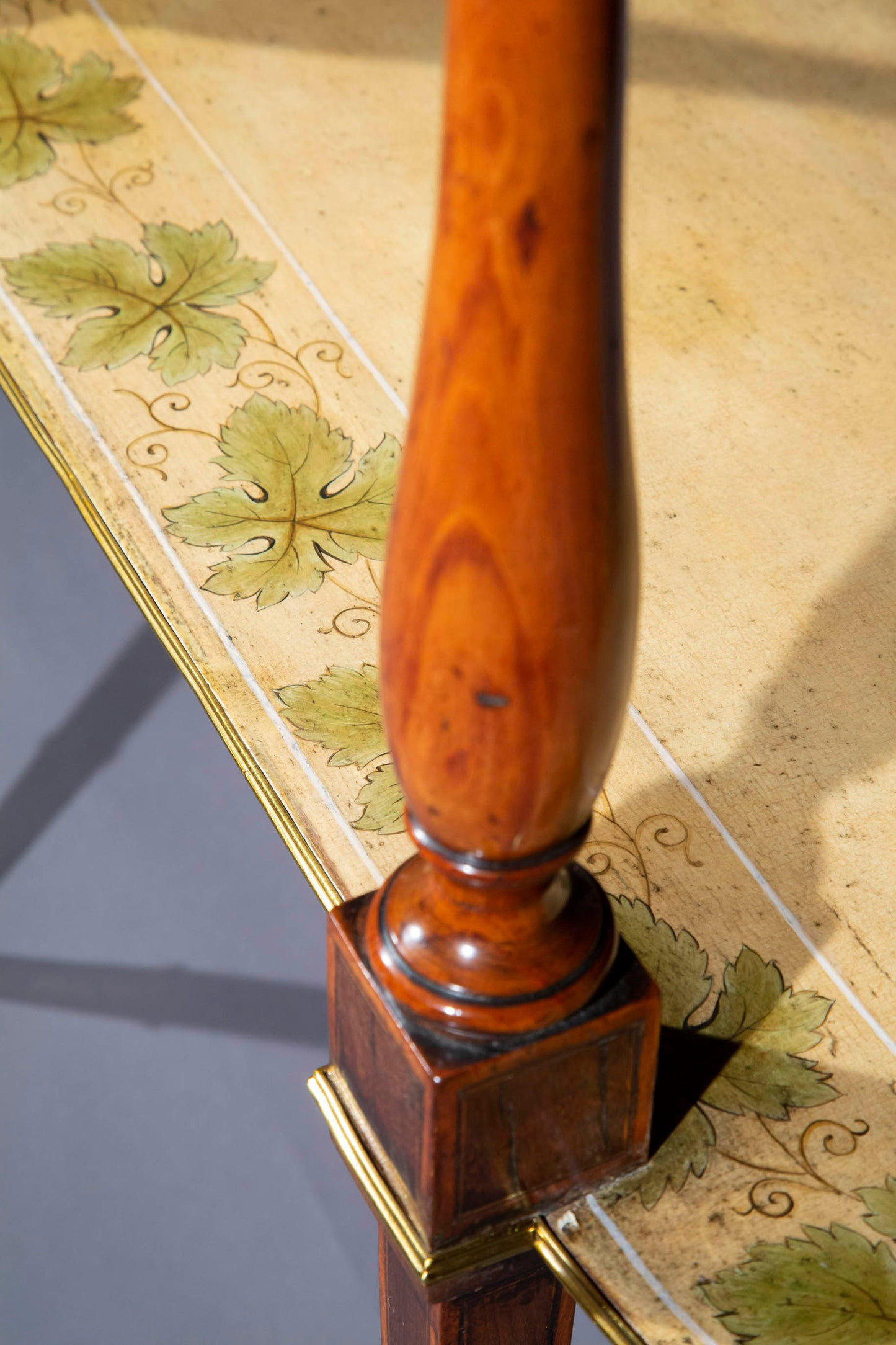 Pair of Satinwood and Painted Pier Tables