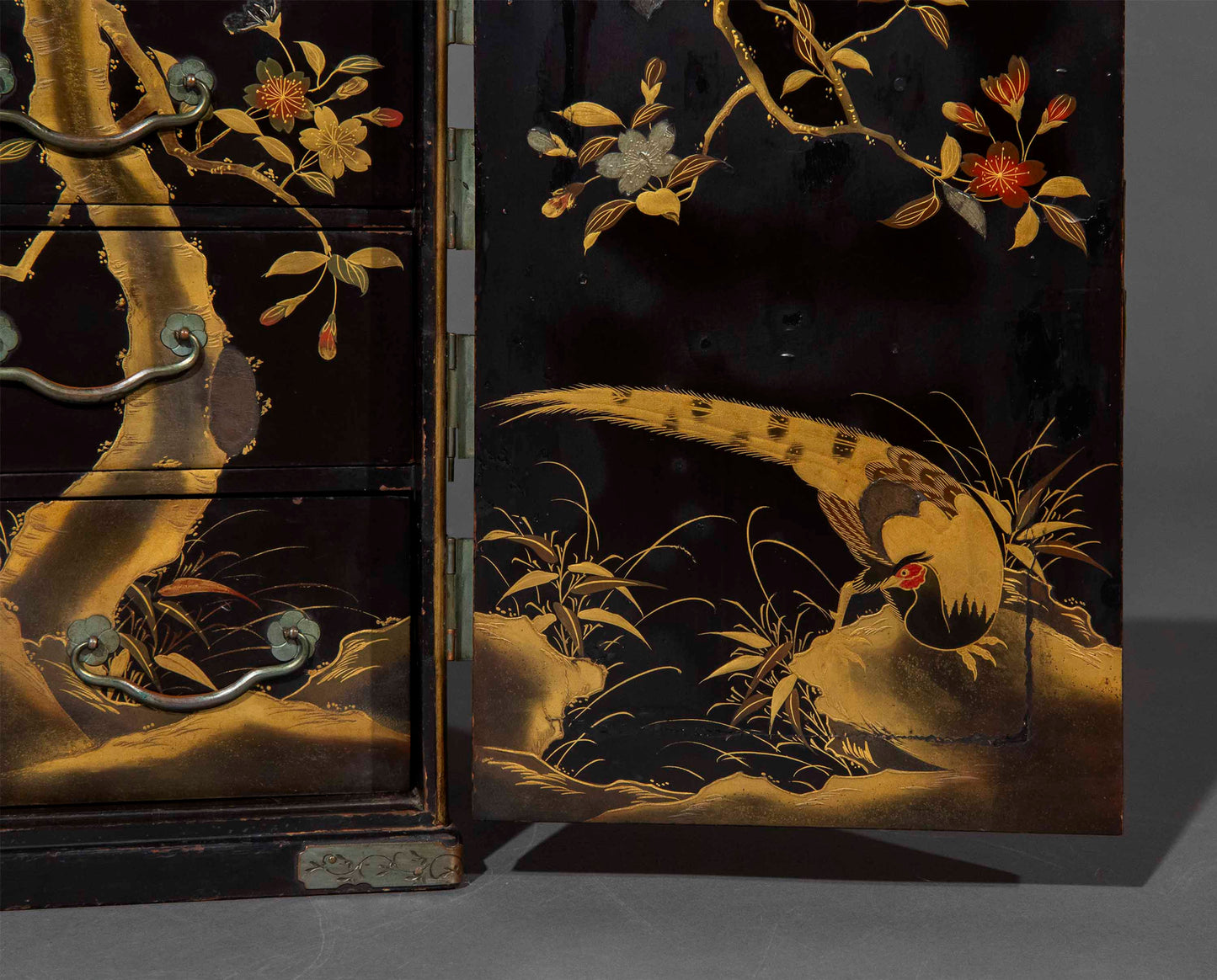 Fine 19th Century Japanese Lacquer Cabinet