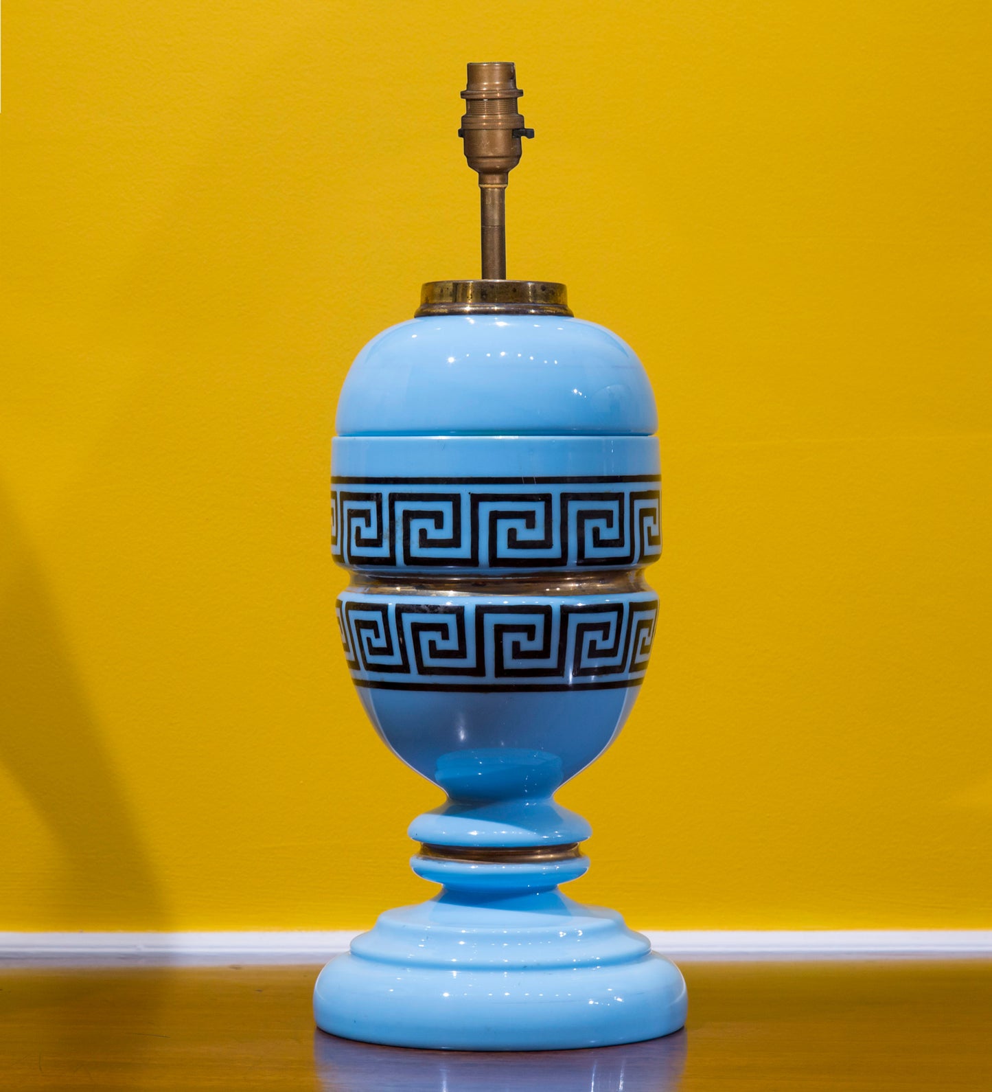 Antique Greek Key Table Lamp