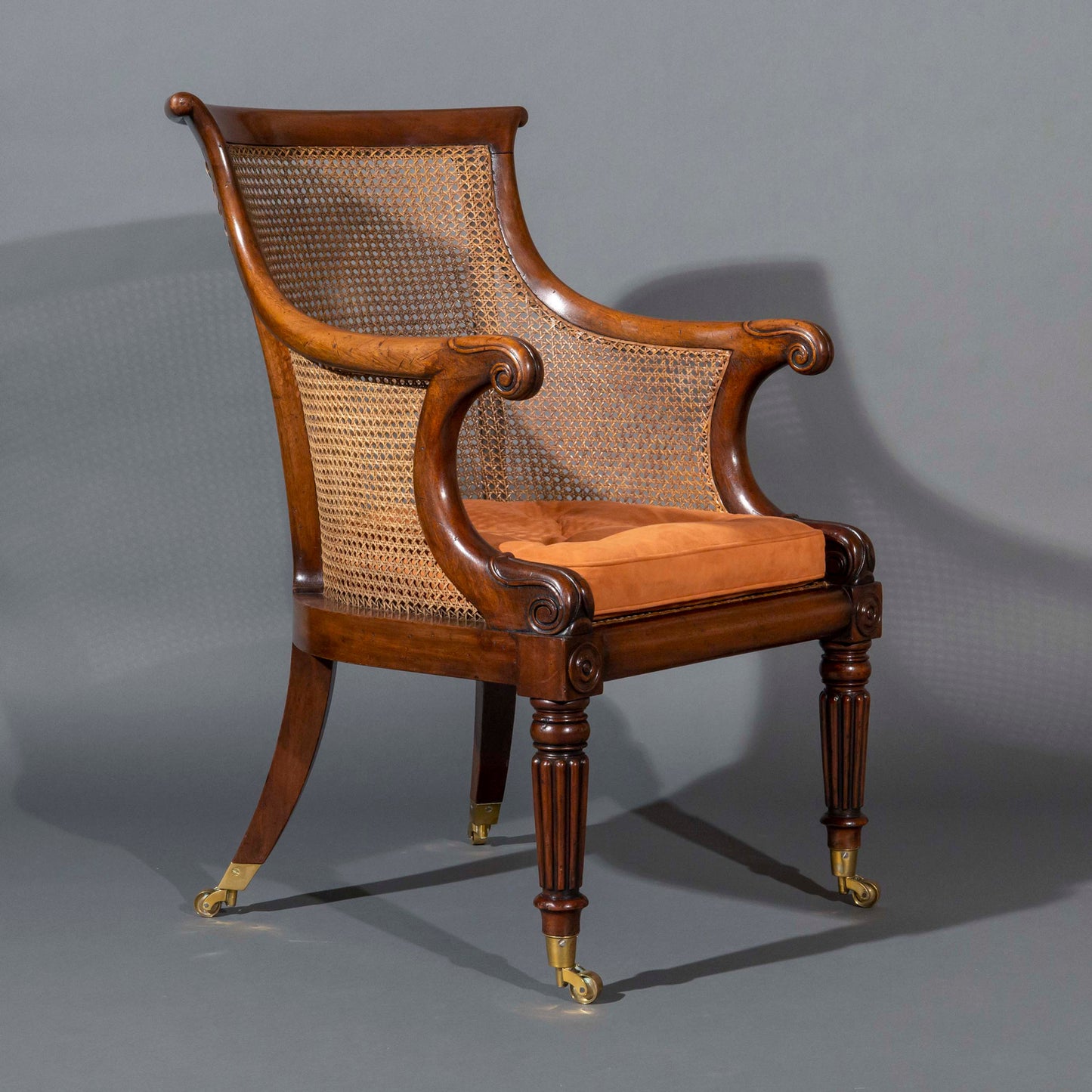 Pair of Regency Bergère Armchairs