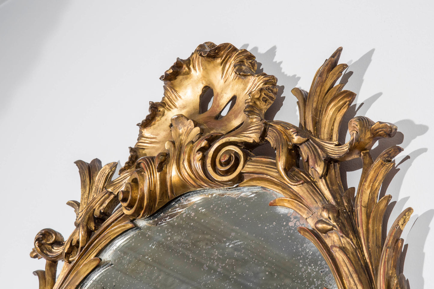 Antique Giltwood Mirror