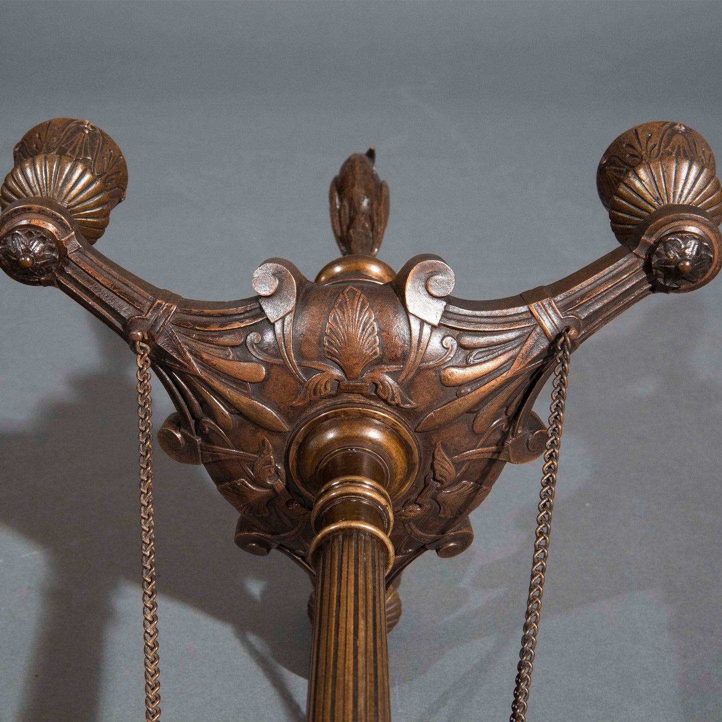 19th Century Bronze Etruscan Candelabrum