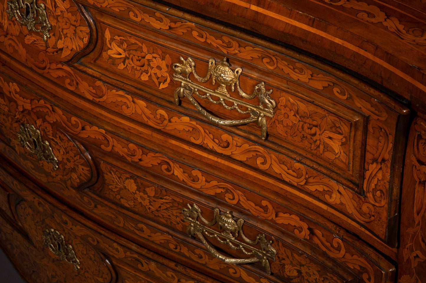 Stunning 18th Century Marquetry Commode