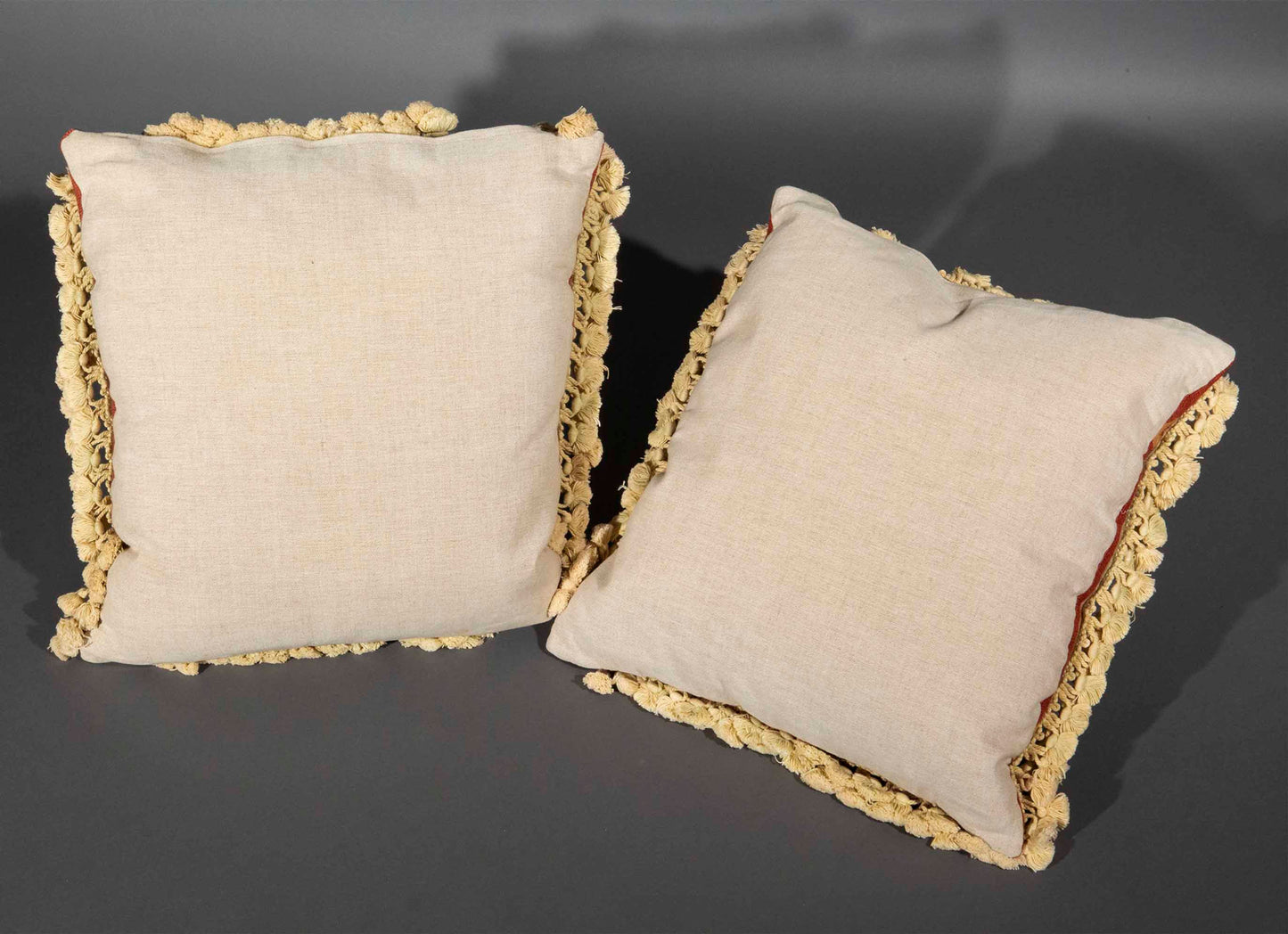 Pair of Tapestry Cushions, 19th Century