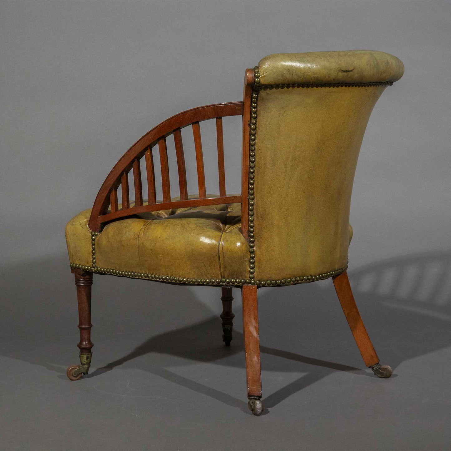 Unusual 19th Century Slipper Chair