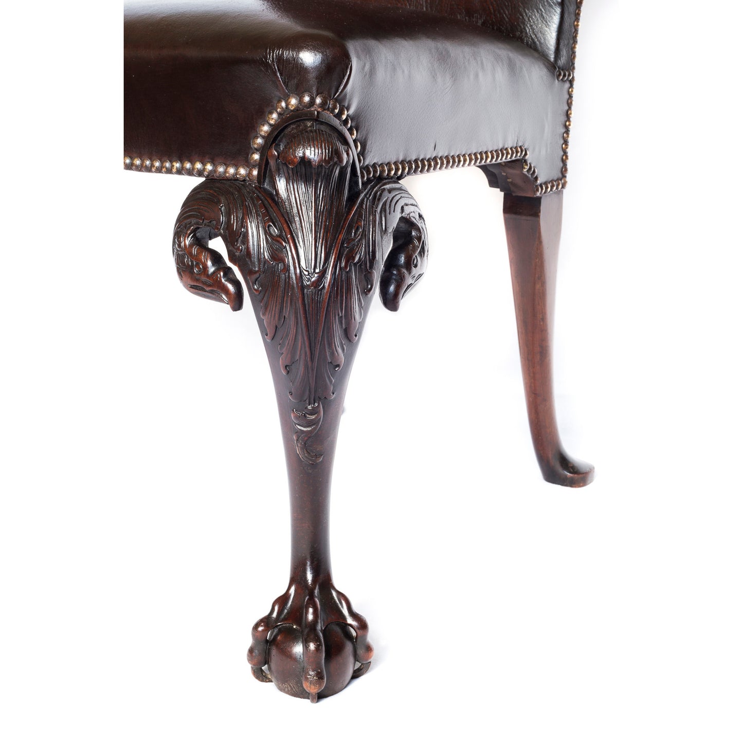 Fine Pair of George II Style Mahogany Side Chairs