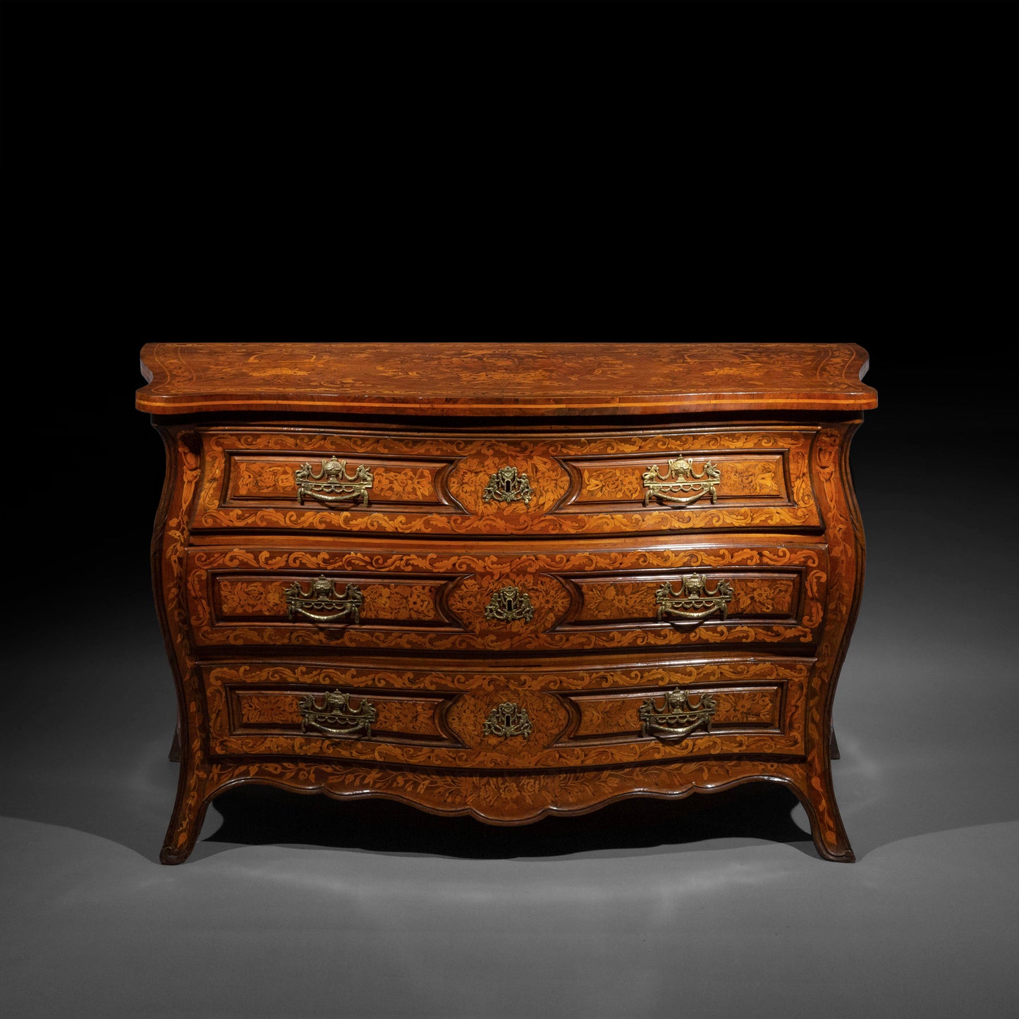 Stunning 18th Century Marquetry Commode