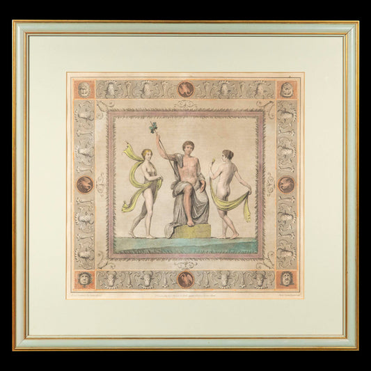 Large 18th Century Grand Tour Etching