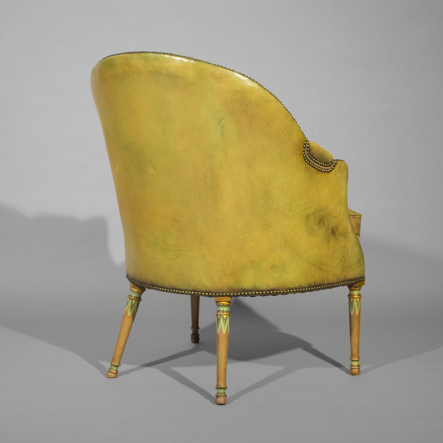 Fine 19th Century Leather Armchair