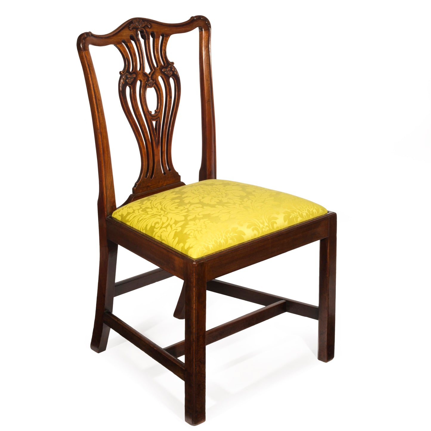 Fine set of George III Mahogany Chippendale Dining Chairs