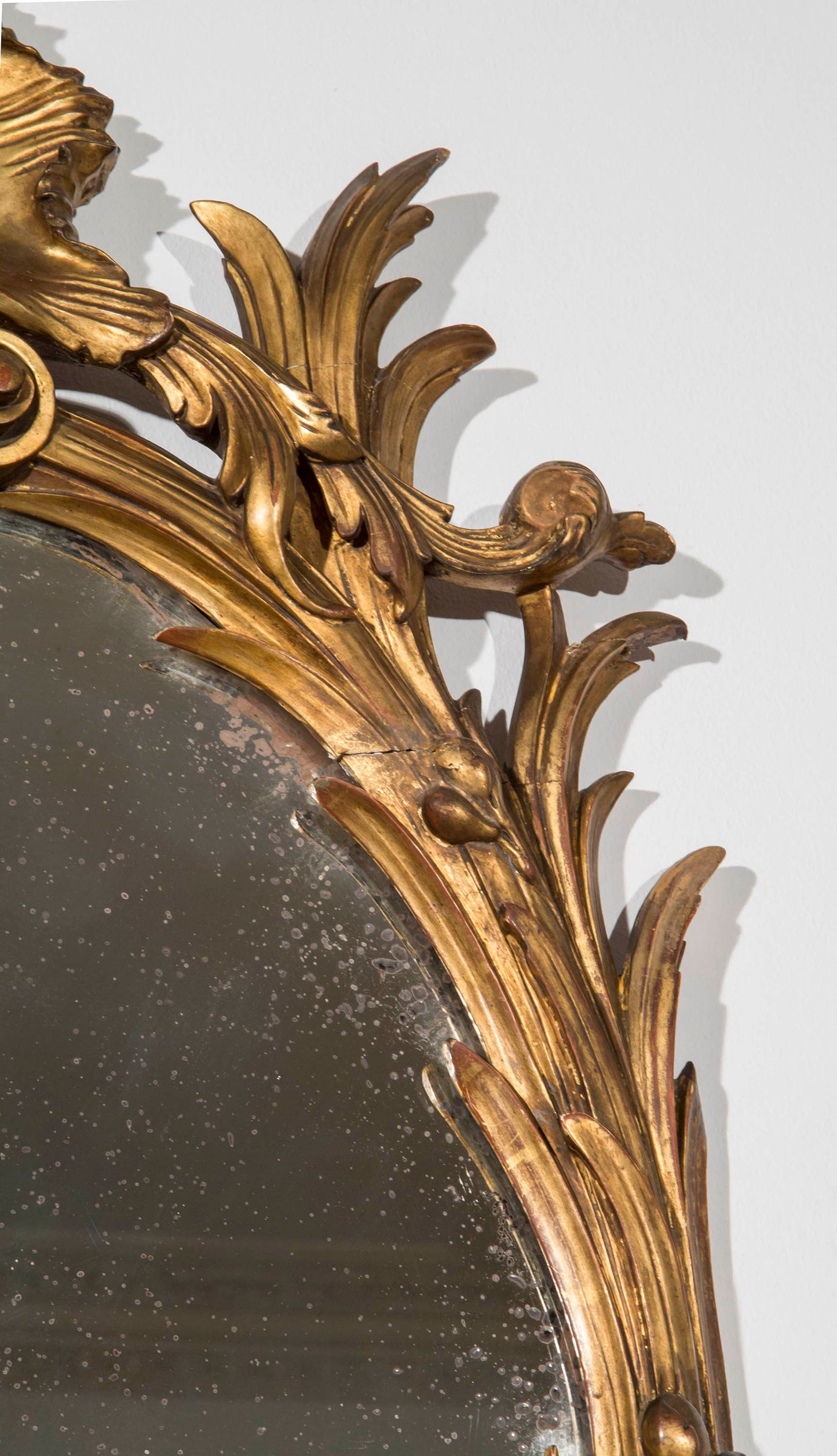 Antique Giltwood Mirror