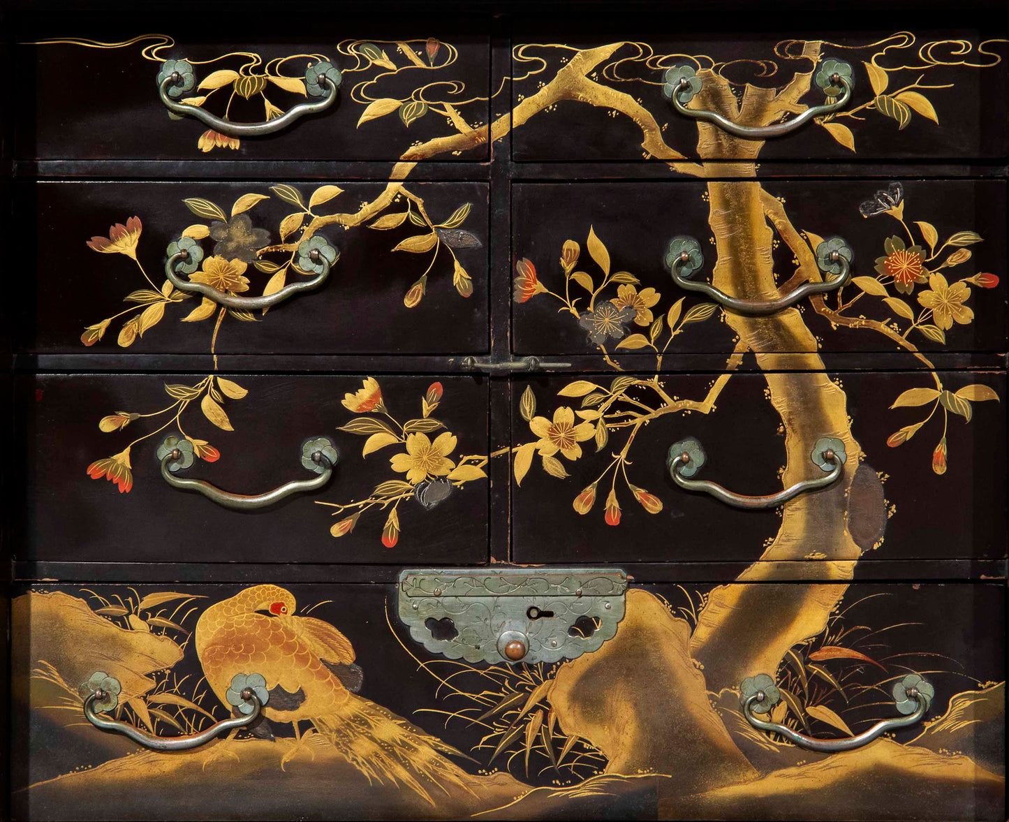 Fine 19th Century Japanese Lacquer Cabinet
