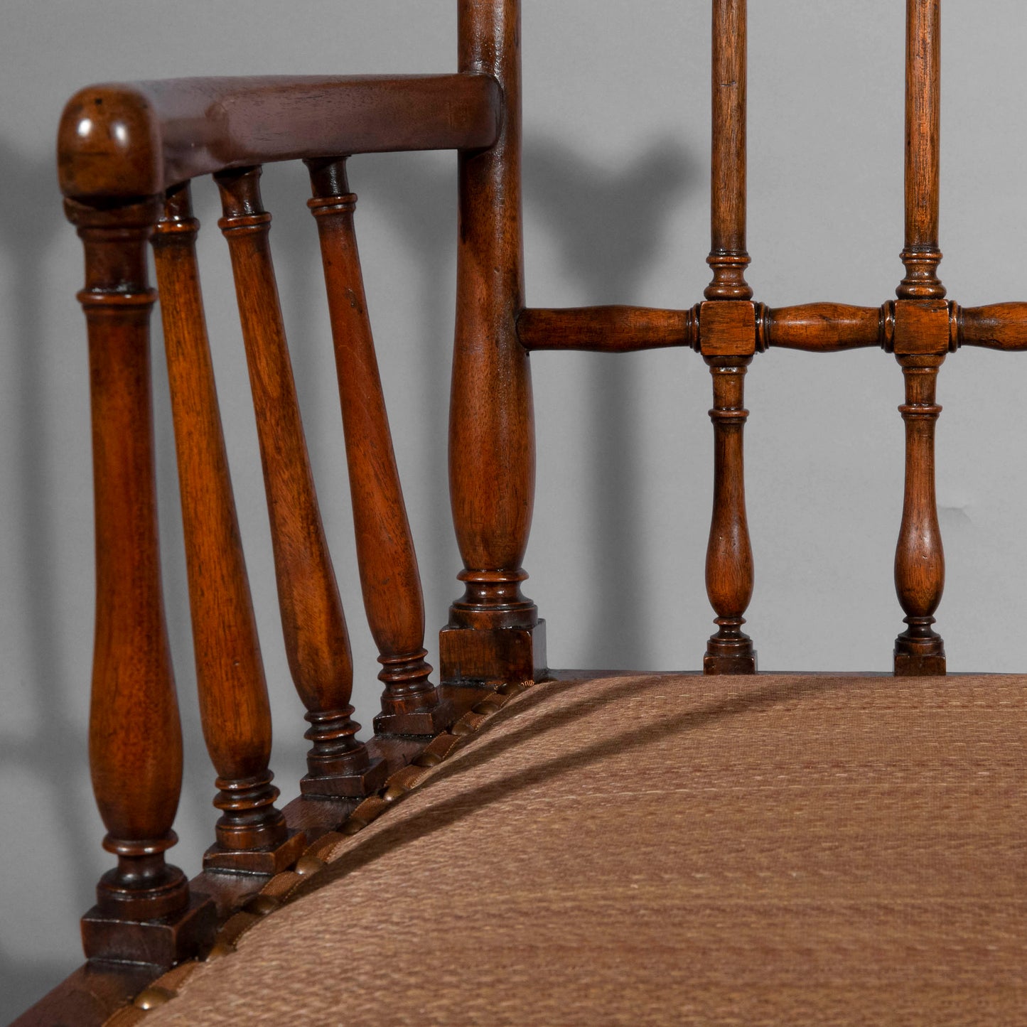 Unusual George III 'Gothick' Open Armchair