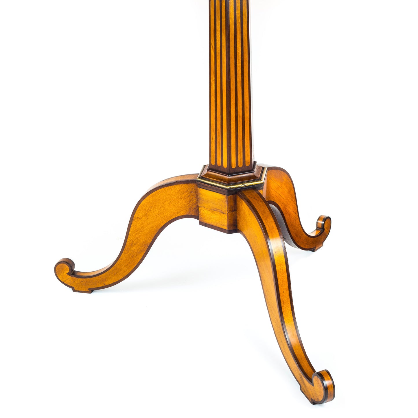 Louis XVI Satinwood, Amaranth and Brass Mounted Table