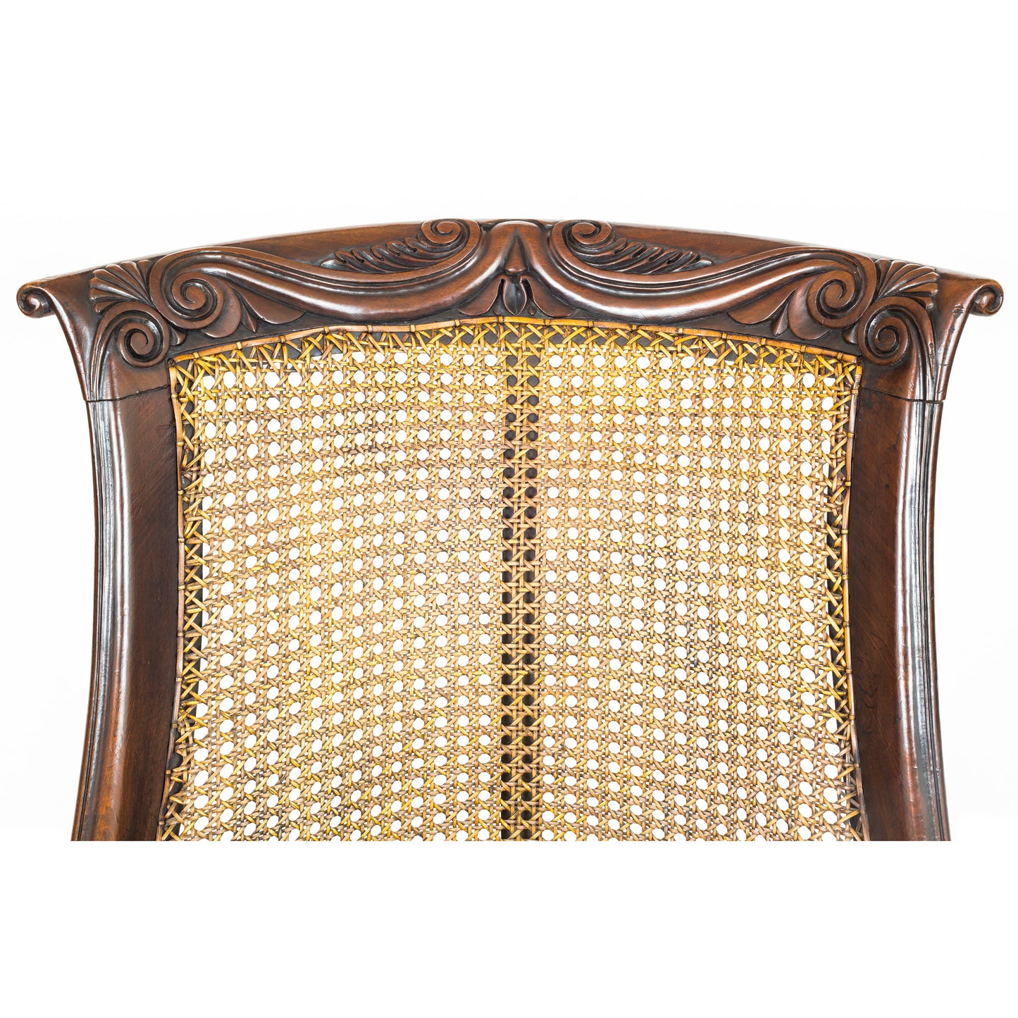 Fine Regency Bergere Chair, Attributed to Gillows