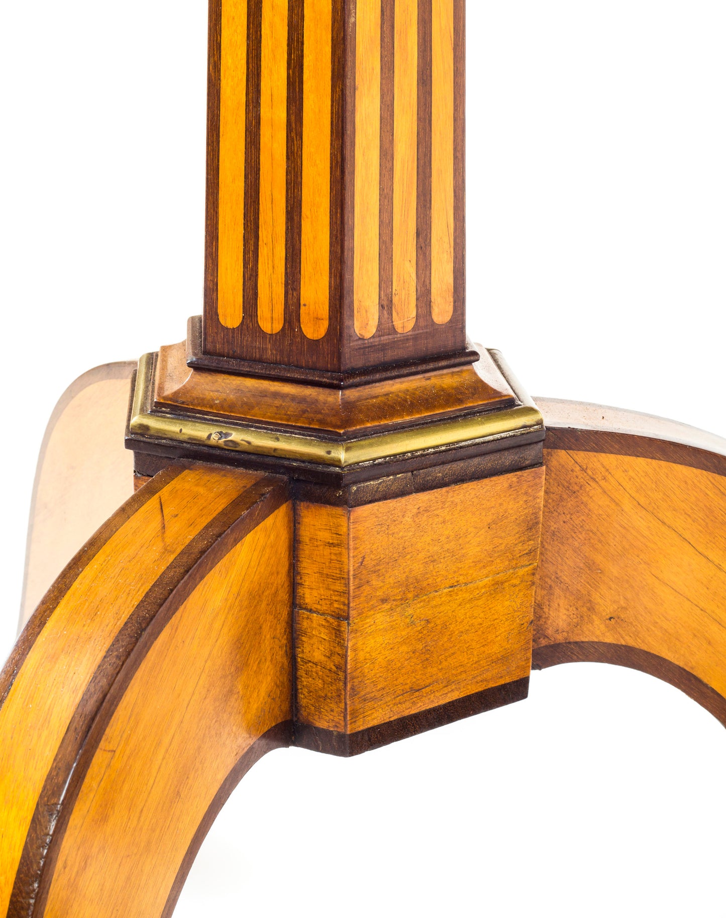 Louis XVI Satinwood, Amaranth and Brass Mounted Table
