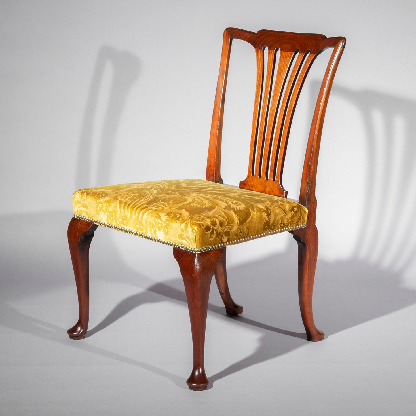 Pair of George II Side Chairs, Attributed to Giles Grendey