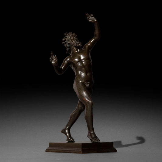 Grand Tour Bronze Dancing Faun of Pompeii