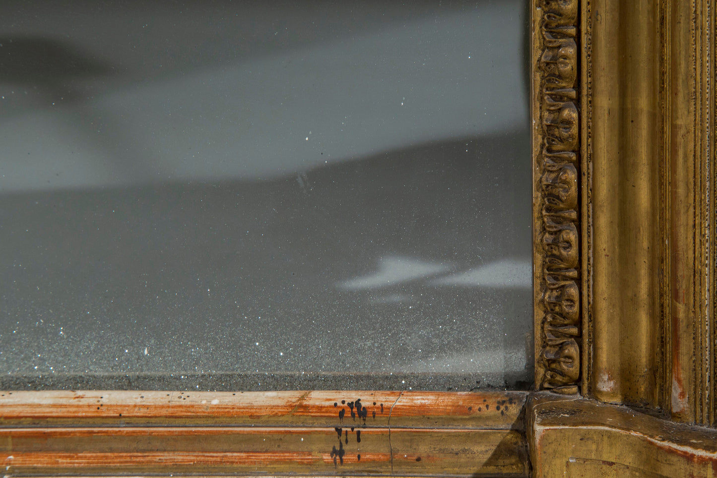 Fine 19th Century Gilded Overmantel Mirror