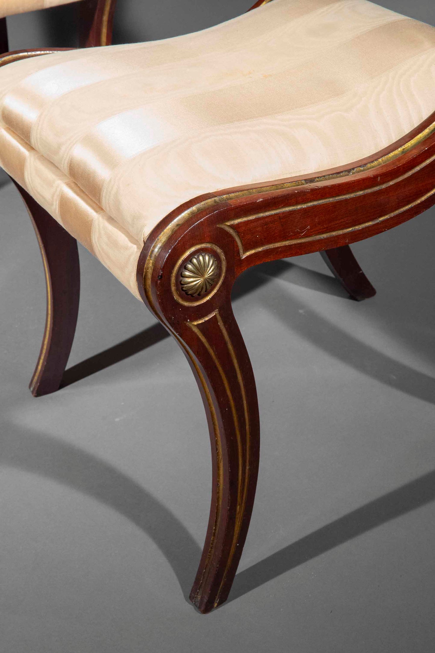 A Pair of Regency Klismos Chairs