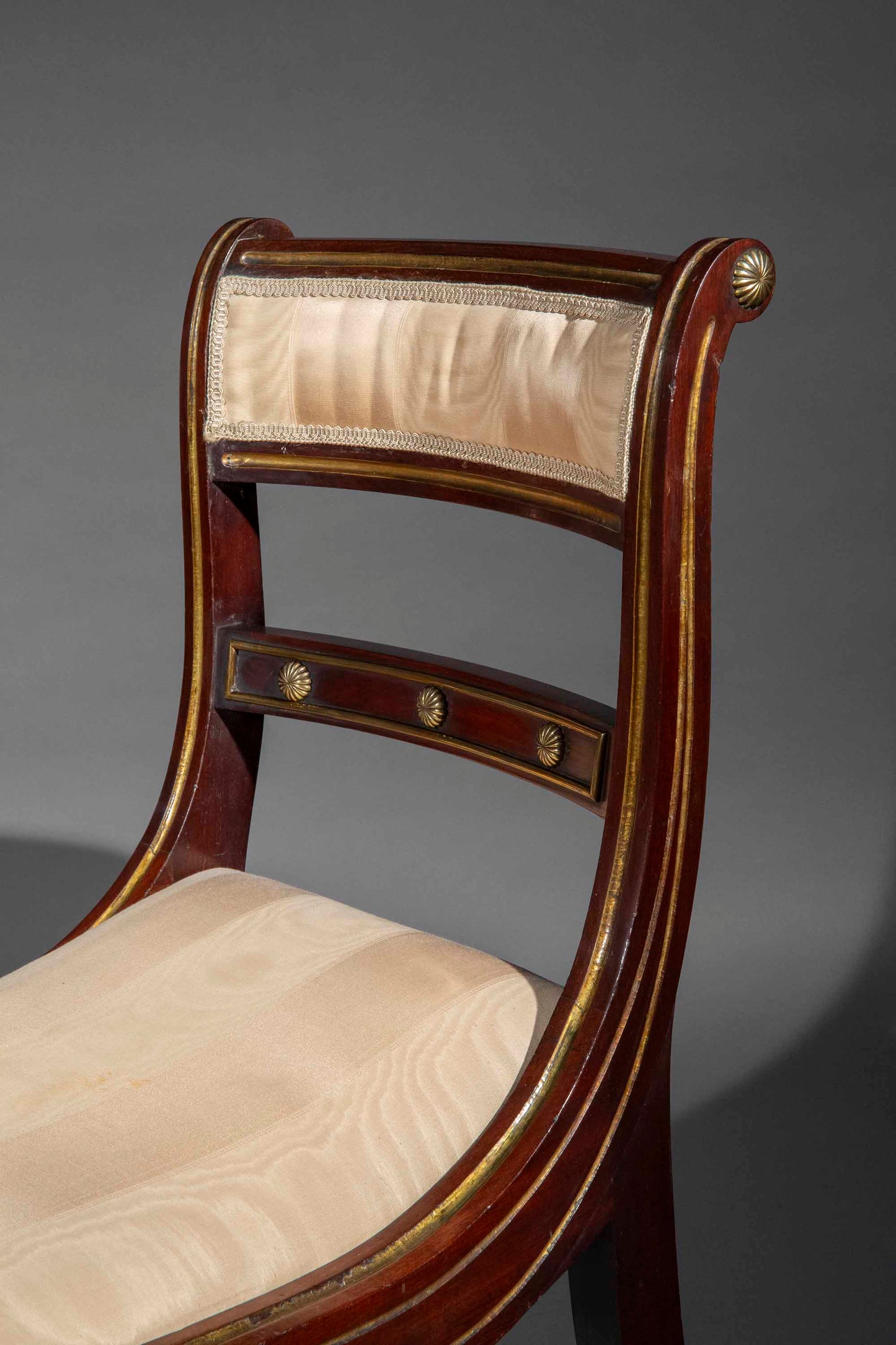 A Pair of Regency Klismos Chairs