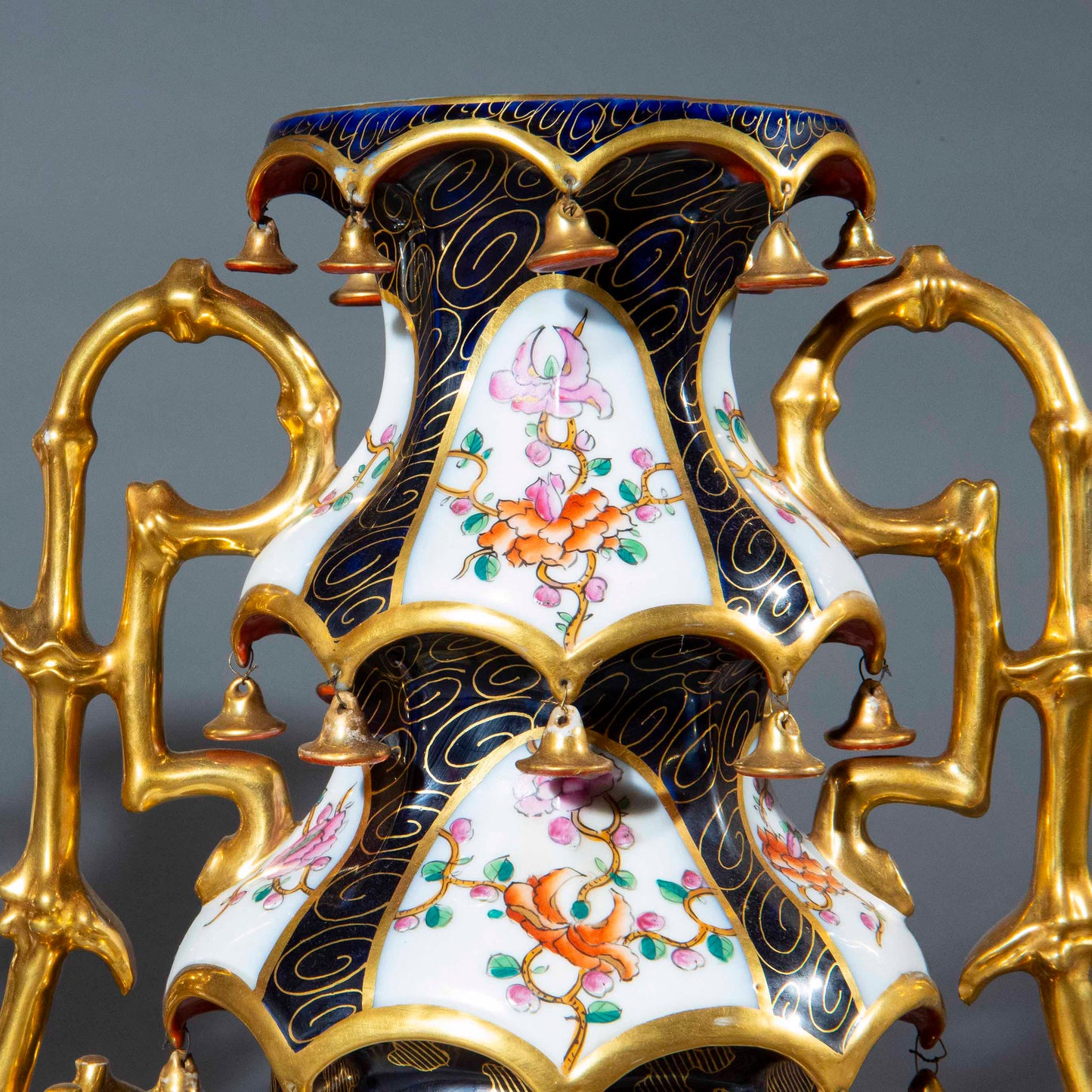 Pair of 19th Century Chinoiserie Vases