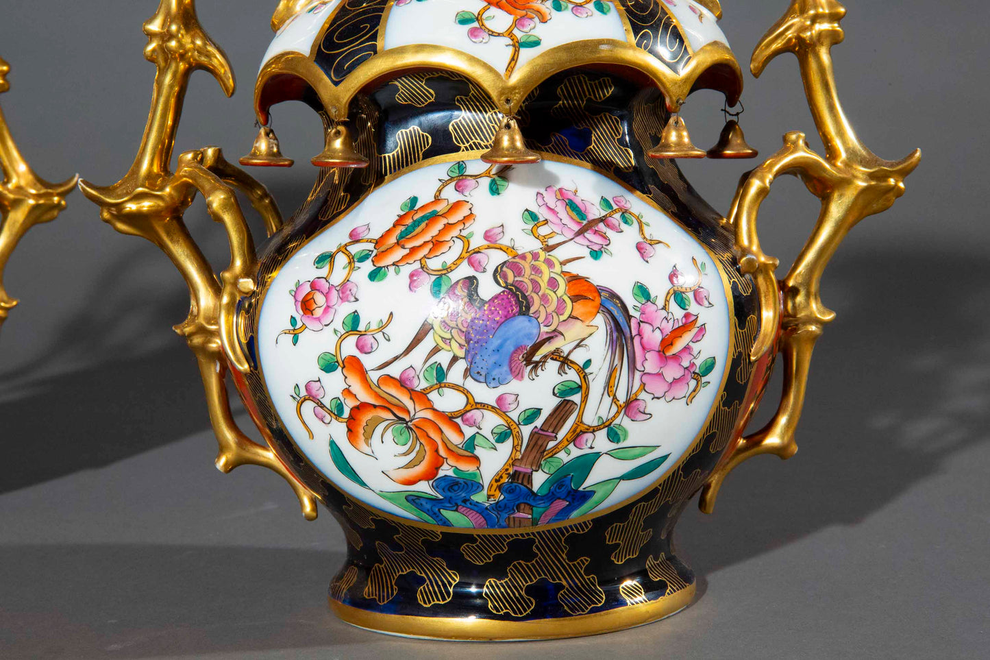 Pair of 19th Century Chinoiserie Vases