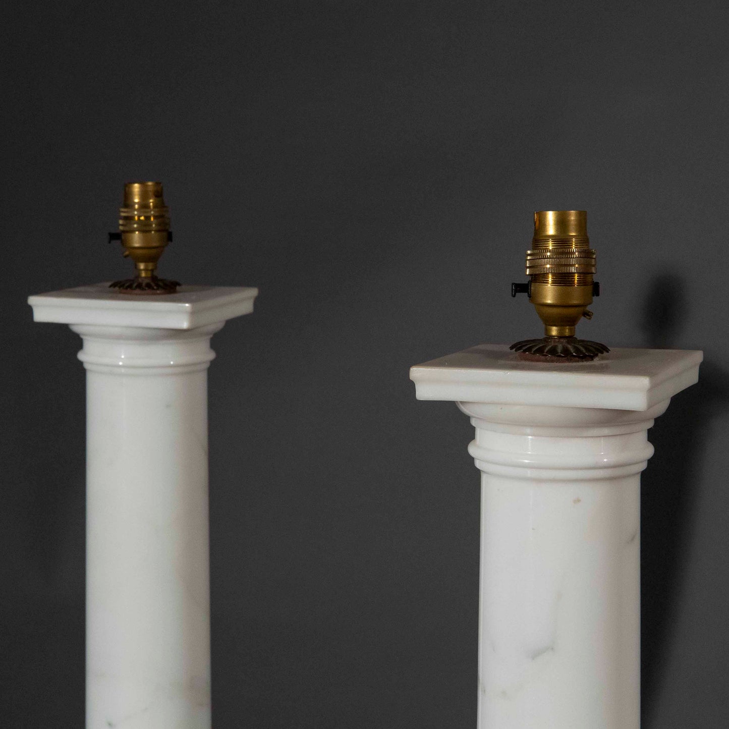 Very Tall Marble Table Lamps