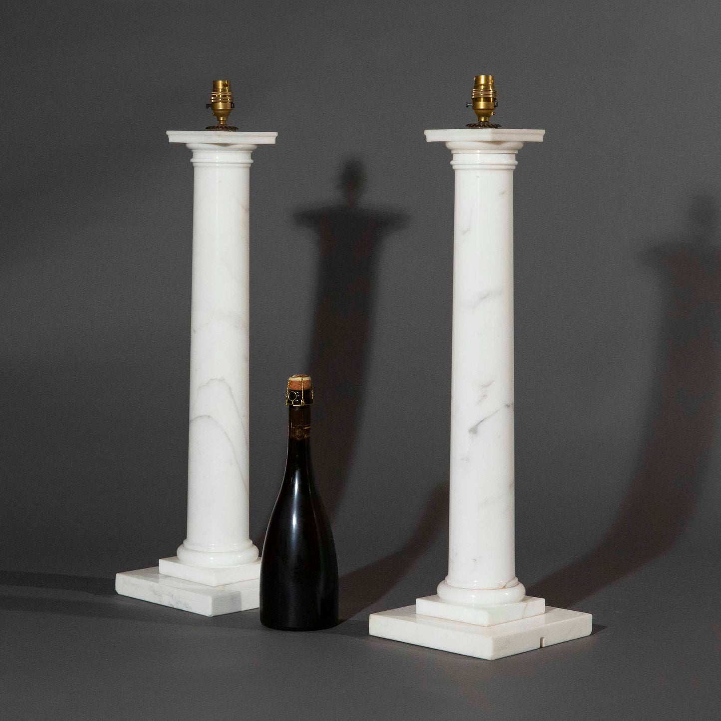 Very Tall Marble Table Lamps